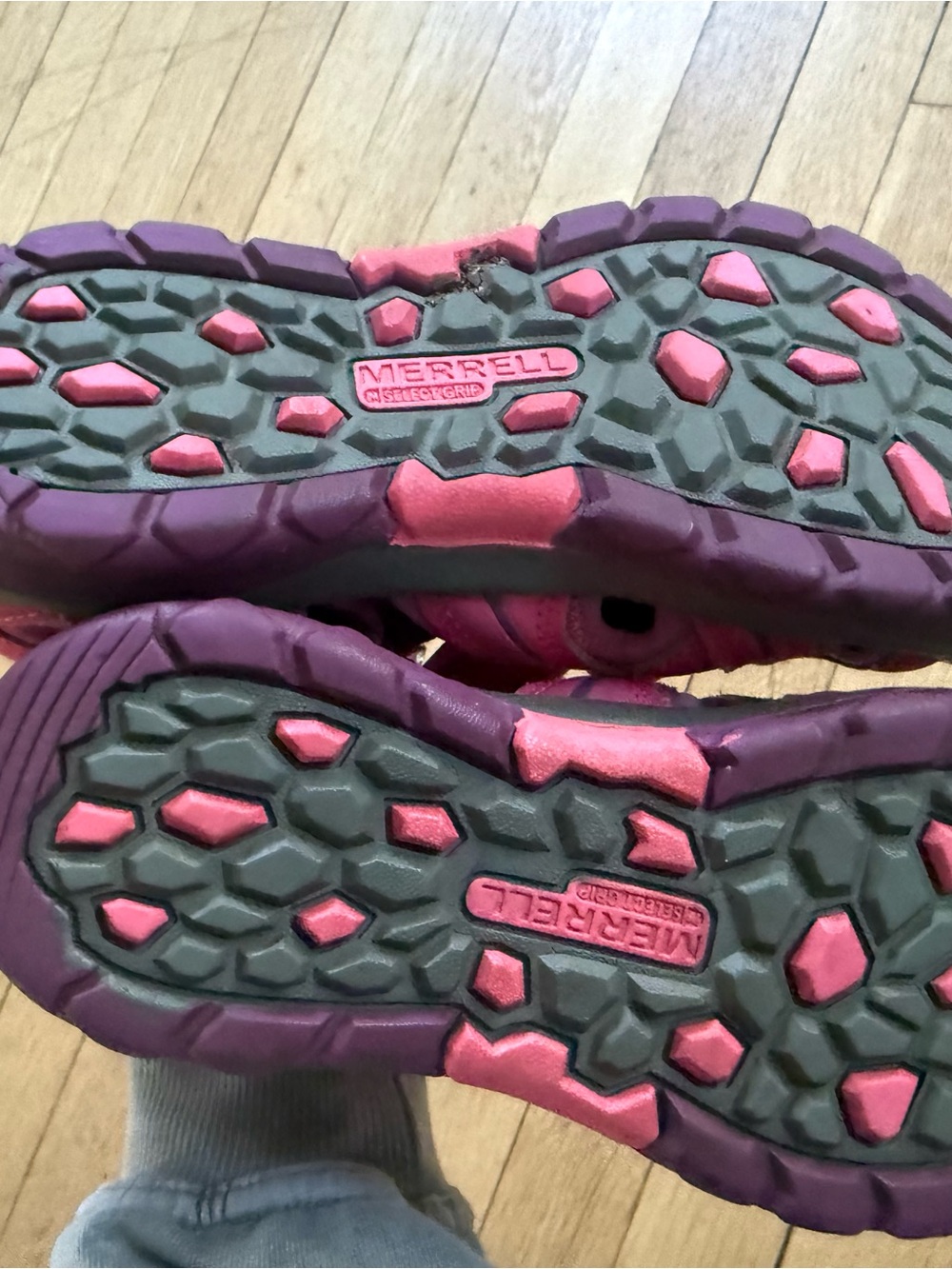 Merrell Hydro Kid's Closed Toe Camp Sandals Girls Size 2 - Picture 5 of 7